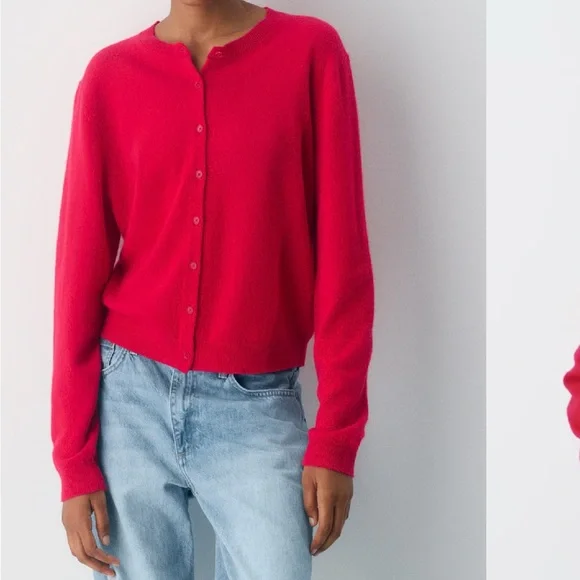 Aritzia Bare Cashmere Cardigan NWT Sz S - Picture 6 of 8